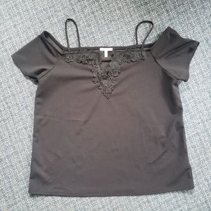 Embroided Off-shoulder Blouse